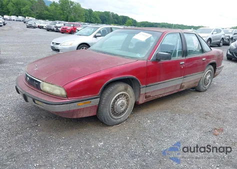 1992 Buick Regal Limited z USA, uszkodzony, nr VIN 2G4WD54L9N1485567